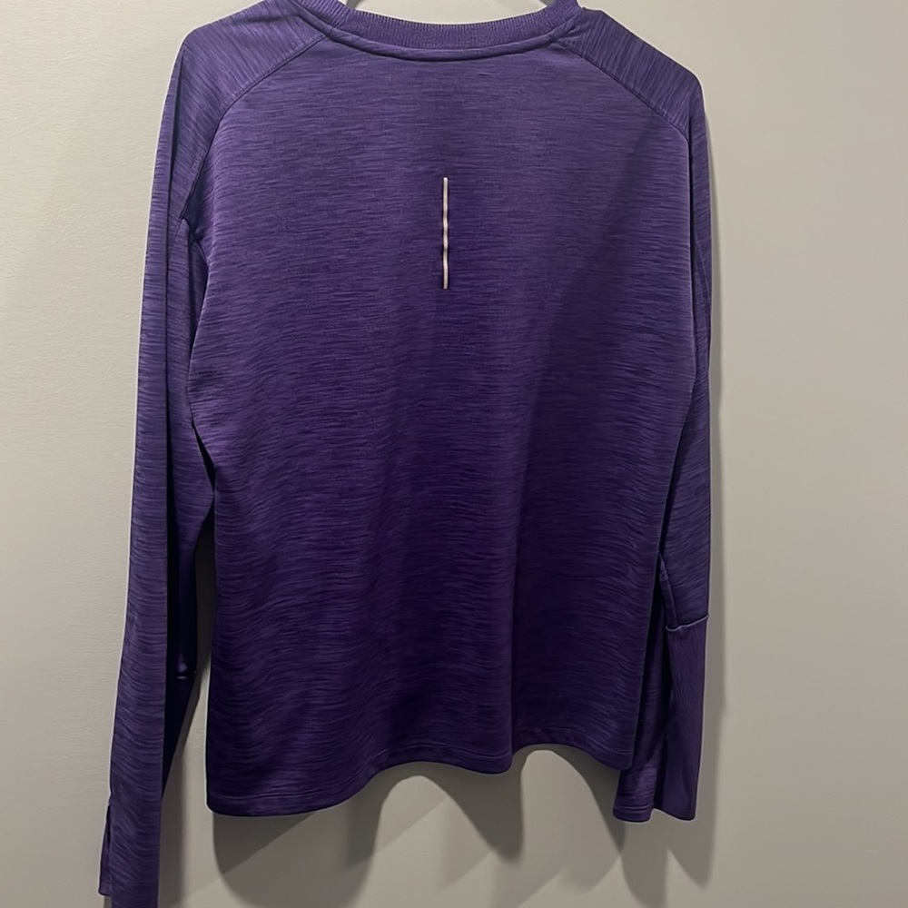 Large purple long sleeve Nike running shirt - Picture 2 of 3